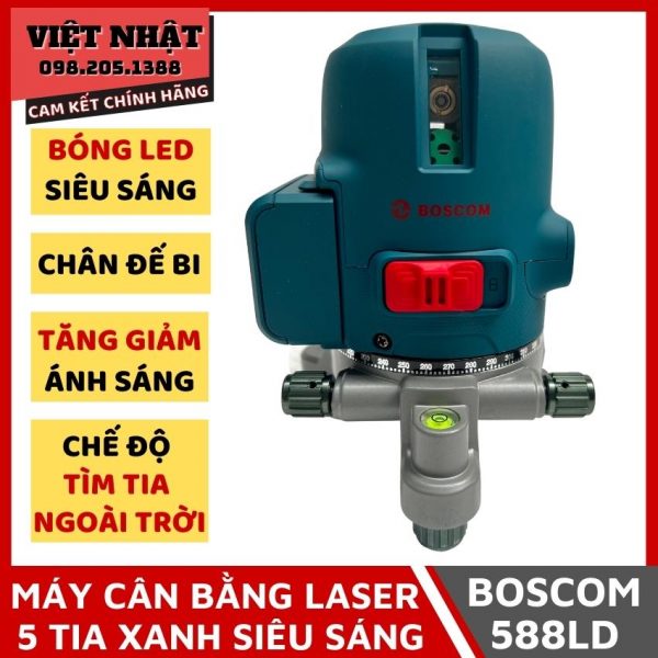 may can bang laser 5 tia xanh sieu sang gia re boscom 558ld may can muc laser may ban cot dien may viet nhat 1