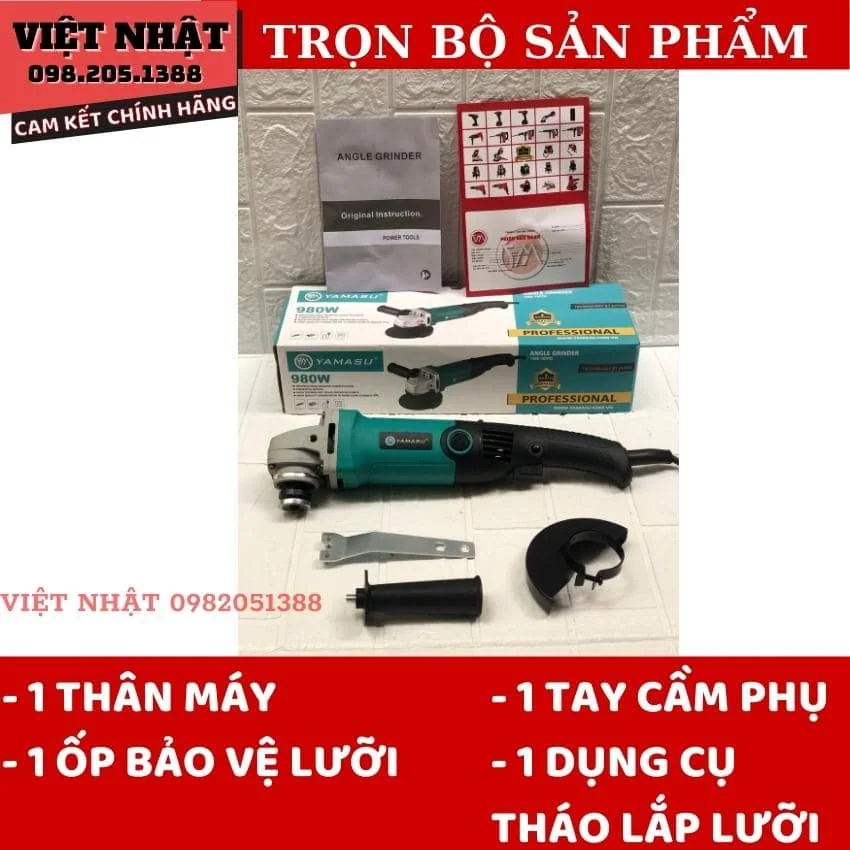 MAY MAI GOC TAY DAI YAMASU 100TD TD04 LUOI 100MM CHINH HANG 2