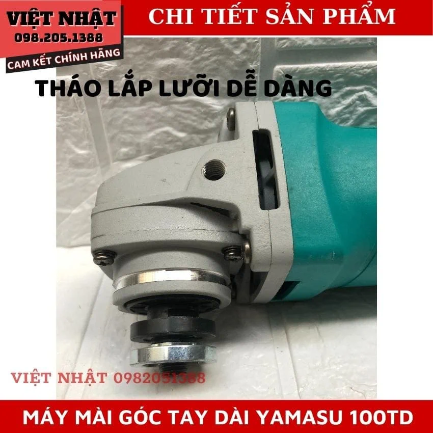 MAY MAI GOC TAY DAI YAMASU 100TD TD04 LUOI 100MM CHINH HANG 8