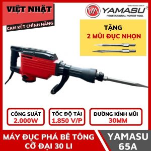 Máy đục phá bê tông cỡ đại Yamasu YMS-65A (2.000W)