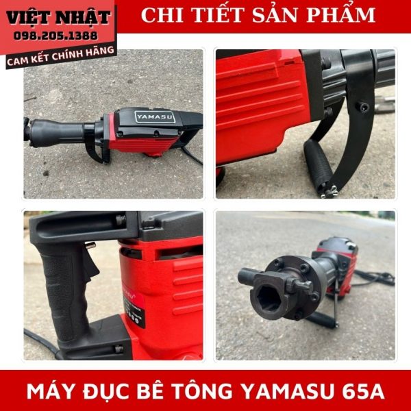 Máy đục phá bê tông cỡ đại Yamasu YMS-65A (2.000W) - Hình ảnh 4