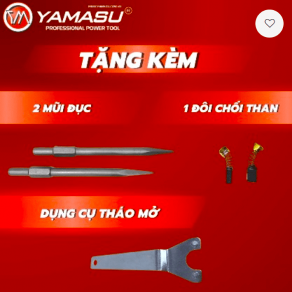 Máy đục bê tông Yamasu 0810 - Hình ảnh 3