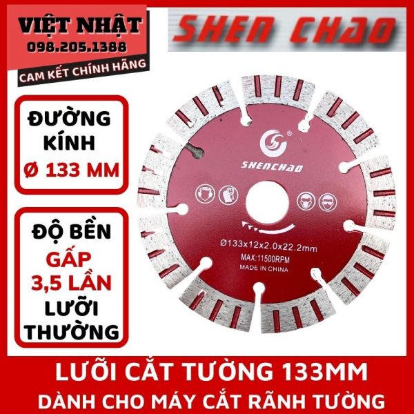 Lưỡi cắt tường đỏ 133mm