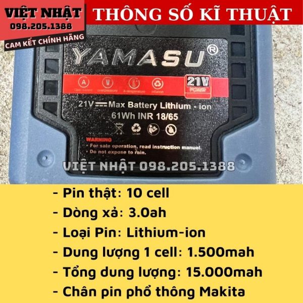 Sạc pin Yamasu 3.0 - Hình ảnh 2