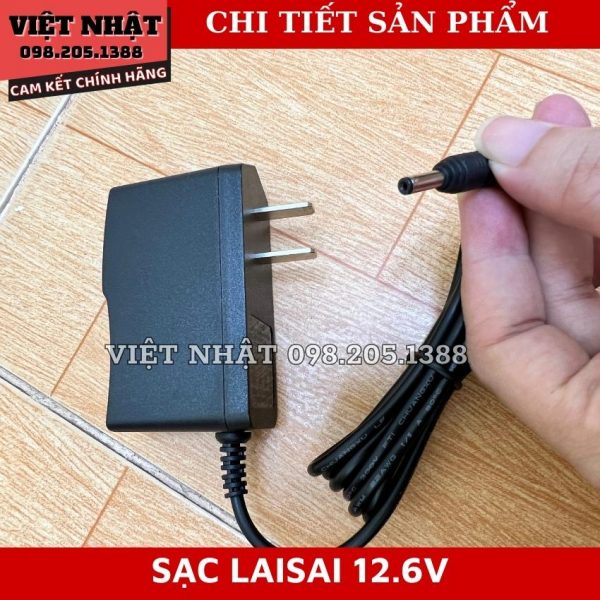 Sạc pin Laisai 12,6v - Hình ảnh 4