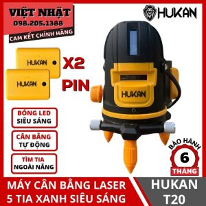 Máy cân bằng laser 5 tia Hukan T20