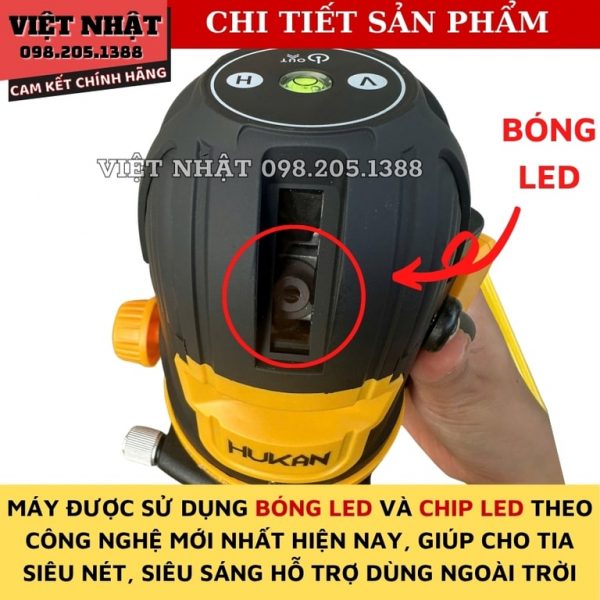 Máy cân bằng laser 5 tia Hukan T20 - Ảnh 4