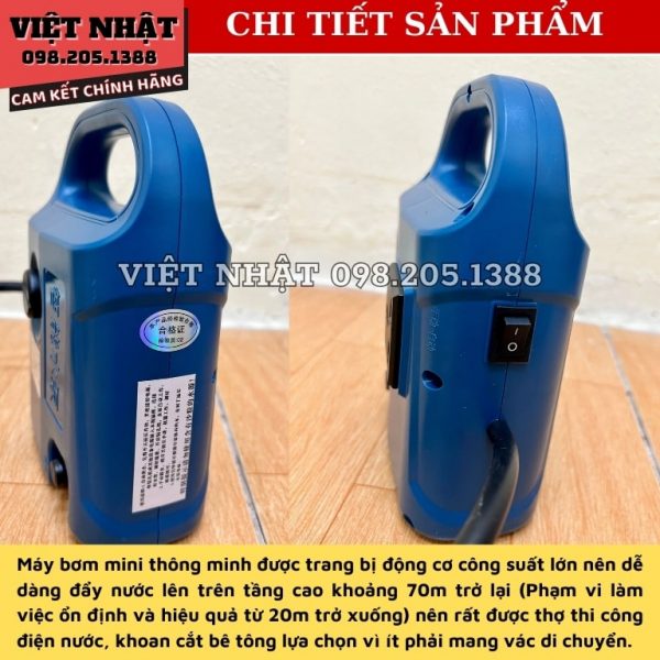 Bơm nước mini thông minh tự ngắt Caowang WD01 - Ảnh 6