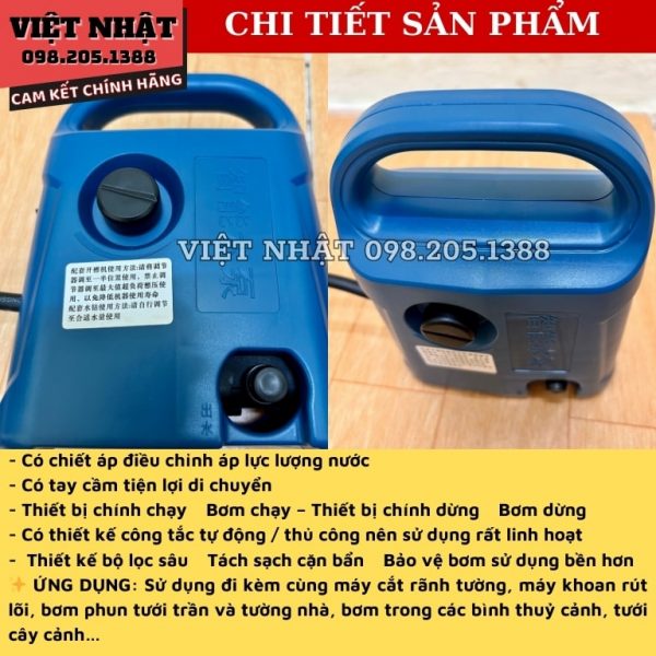 Bơm nước mini thông minh tự ngắt Caowang WD01 - Ảnh 5