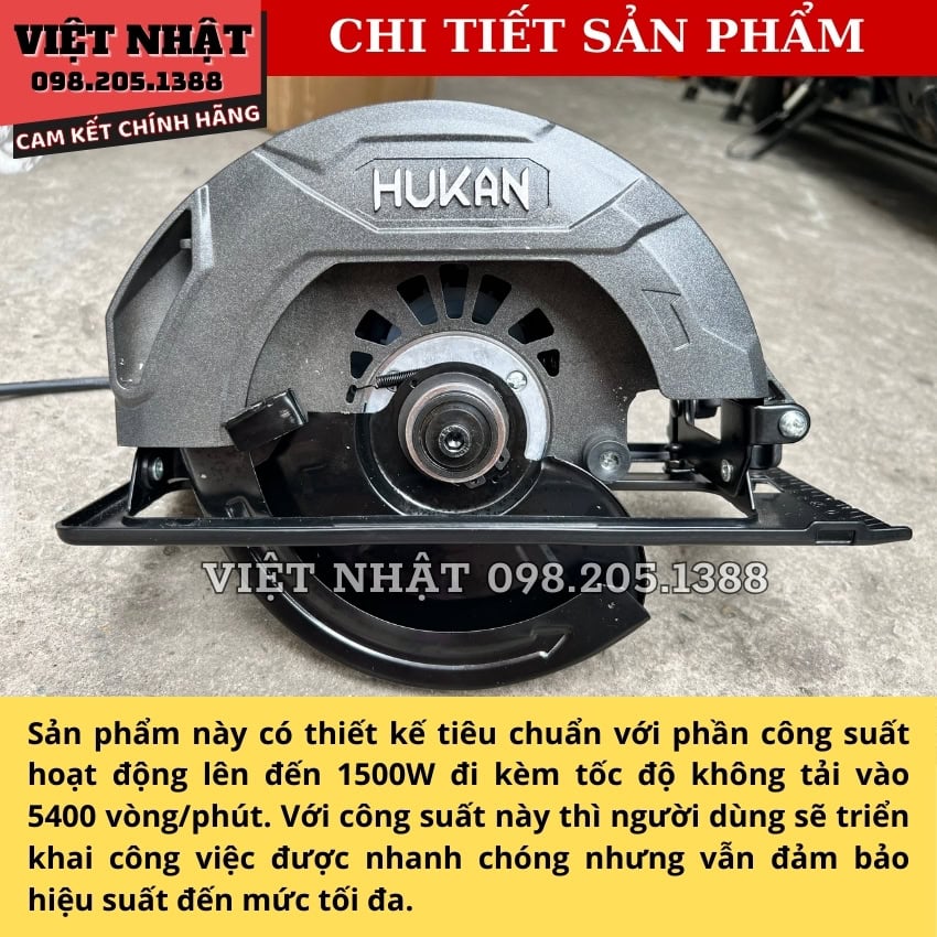 Máy cưa gỗ cầm tay Hukan HK-G2-CG185N bản mới nâng cấp Hukan HK G2 CG185N 5
