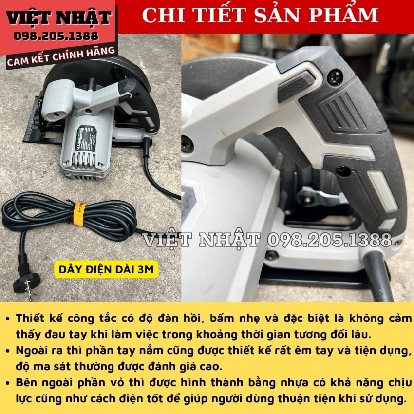 Máy cưa gỗ cầm tay Hukan HK-G2-CG185N bản mới nâng cấp Hukan HK G2 CG185N 7
