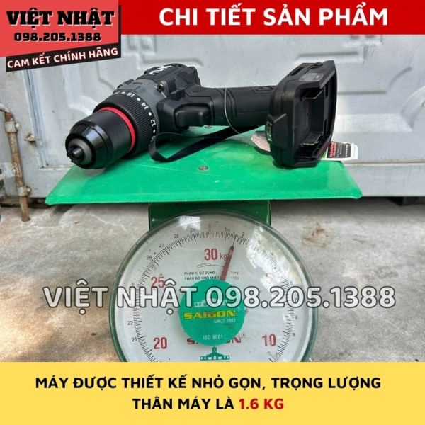 Máy khoan 21V Hukan 13MM ( có khóa trục ) G3- Z1800 - Ảnh 7