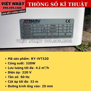 Máy bơm tăng áp biến tần của Rymazu RY-IVT320 BIEN TAN IVT320 4