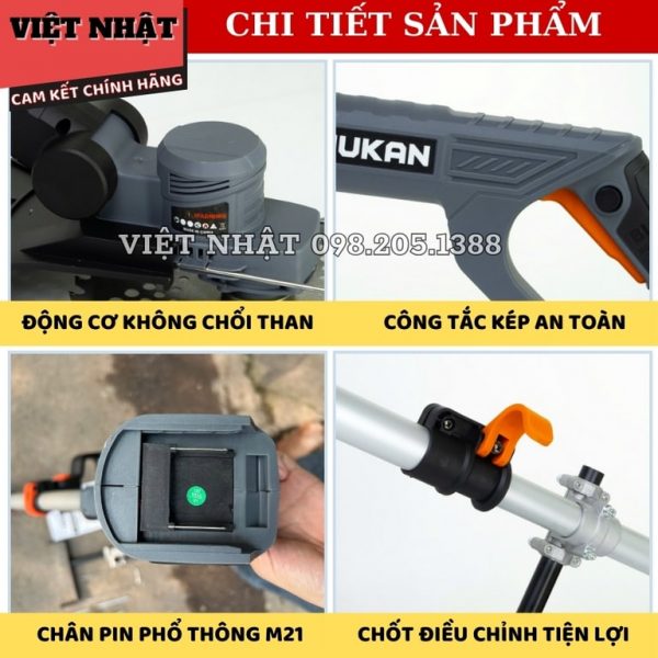 Máy cắt cỏ pin Hukan G2-CCP229 - Hình ảnh 3