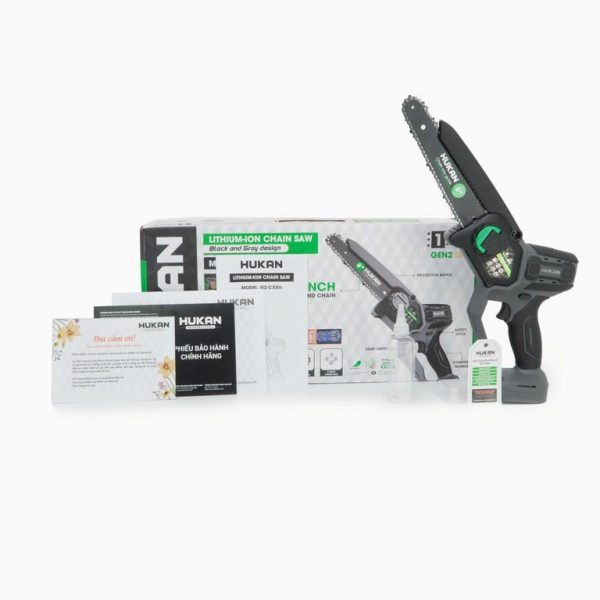 Thân máy cưa xích pin 8inch G2-CX8ih của Hukan - Ảnh 2