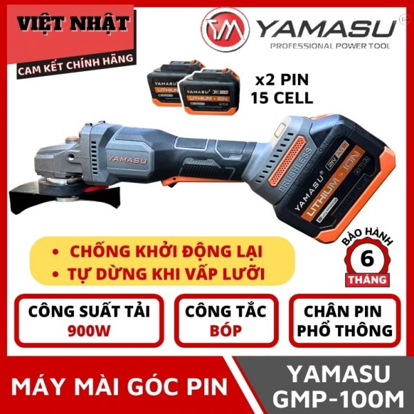Máy mài pin Yamasu GMP-100M (màu xám)