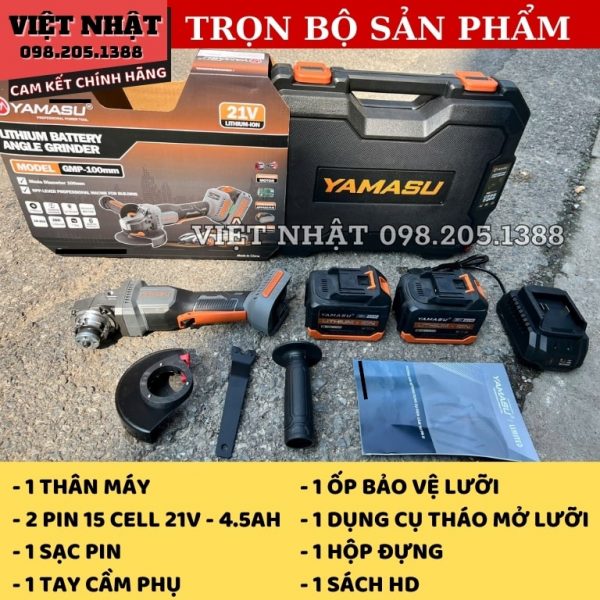 Máy mài pin Yamasu GMP-100M (màu xám) - Hình ảnh 2