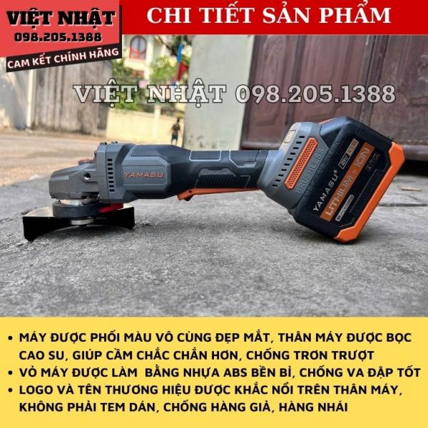 Máy mài pin Yamasu GMP-100M (màu xám) - Hình ảnh 4