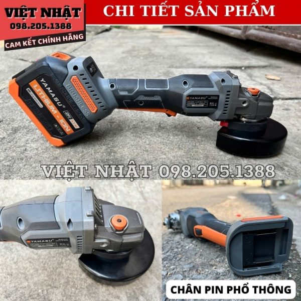 Máy mài pin Yamasu GMP-100M (màu xám) - Hình ảnh 5