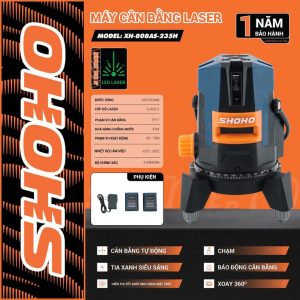 Máy cân bằng laze 5 tia xanh SHOHO XH-808AS-235H