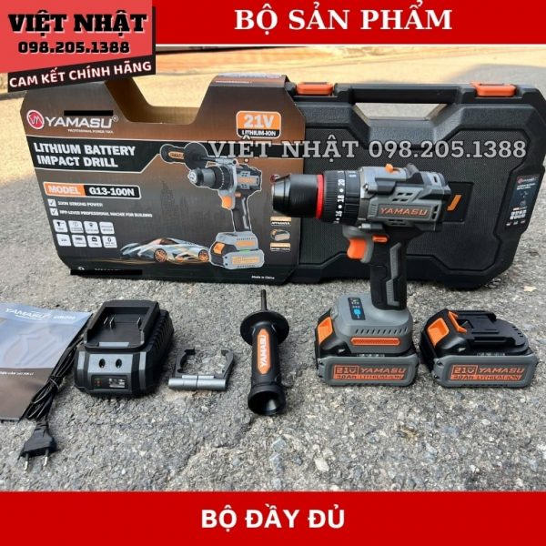 Máy khoan pin 13 ly Yamasu G13-100N (màu xám) - Hình ảnh 11