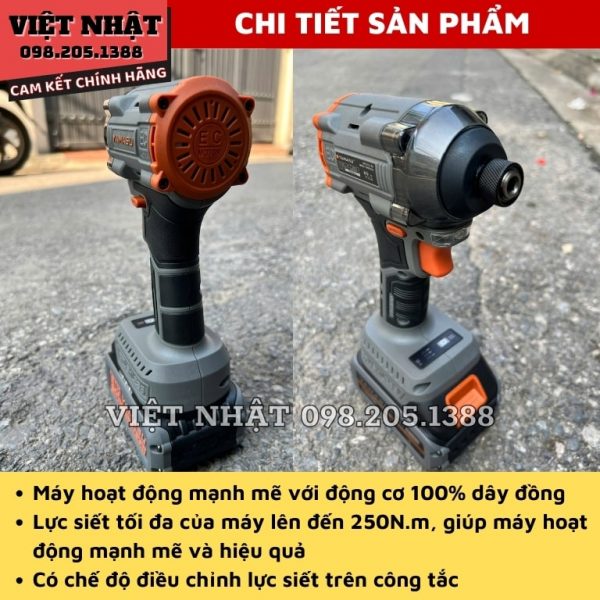 Máy chuyên vít pin Yamasu GCV-250N - Hình ảnh 7
