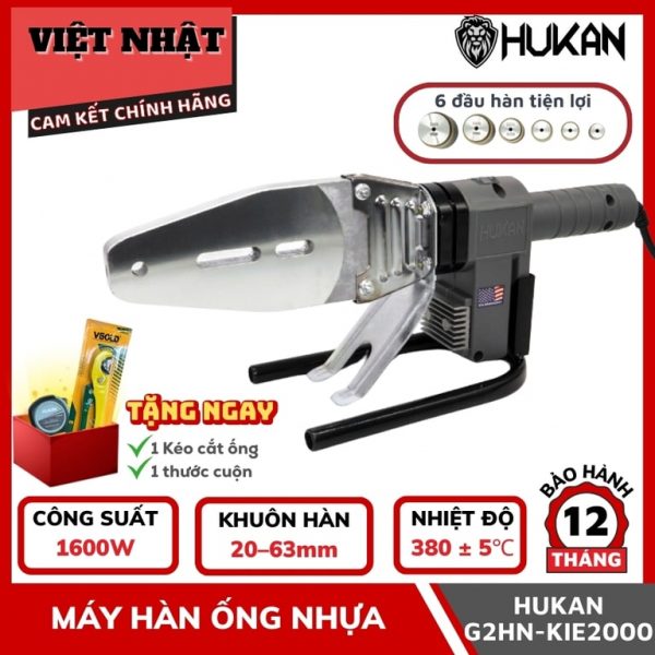 Máy hàn ống nhựa Hukan G2HN-KIE2000