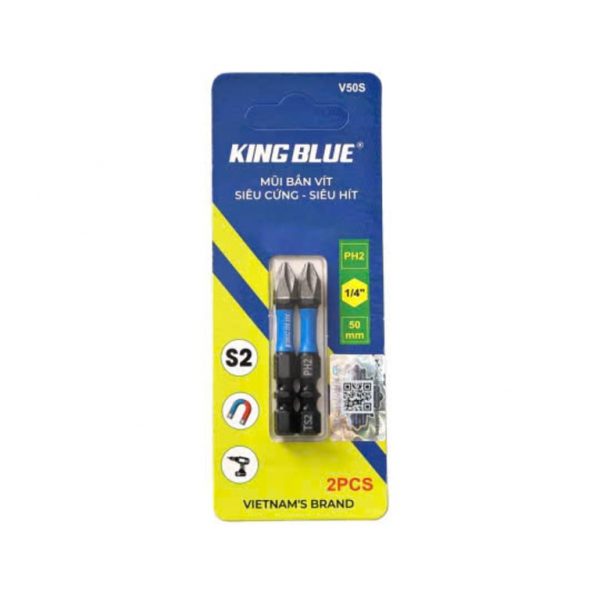 Mũi bắn vít PH2 của KingBlue 2 kích cỡ 50mm, 100mm - Hình ảnh 5