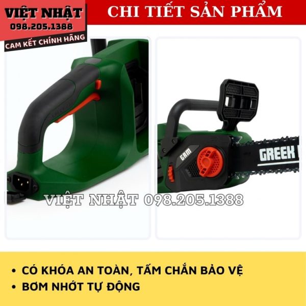Máy cưa xích lam xích 16 inch GR-CX4206 Greekman - Hình ảnh 5