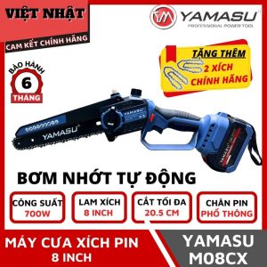 Máy cưa xích pin Yamasu M08CX