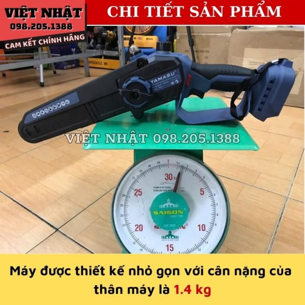 Máy cưa xích pin Yamasu M08CX - Hình ảnh 4
