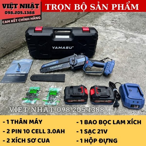 Máy cưa xích pin Yamasu M08CX - Hình ảnh 2