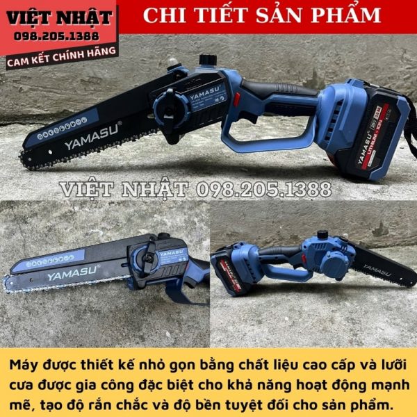 Máy cưa xích pin Yamasu M08CX - Hình ảnh 5