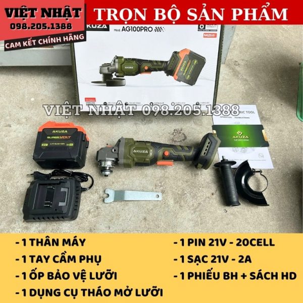 Máy mài góc Akuza AG100PRO - Hình ảnh 2