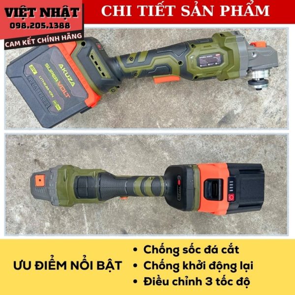 Máy mài góc Akuza AG100PRO - Hình ảnh 4