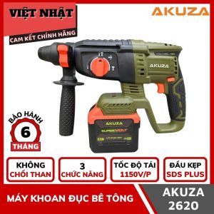 Máy đục bê tông 3 chức năng AKUZA 2620