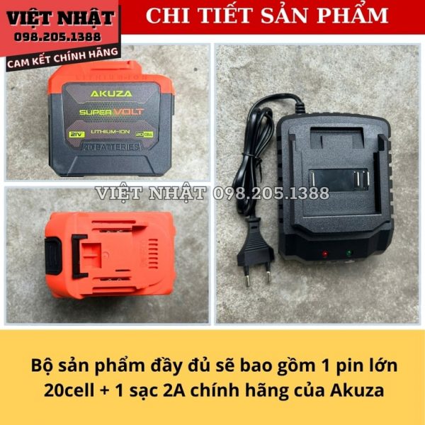 Máy đục bê tông 3 chức năng AKUZA 2620 - Ảnh 7