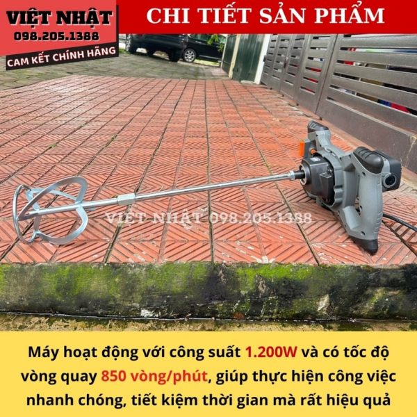 Máy khuấy sơn điện Hukan G2-MKS444 - Ảnh 4