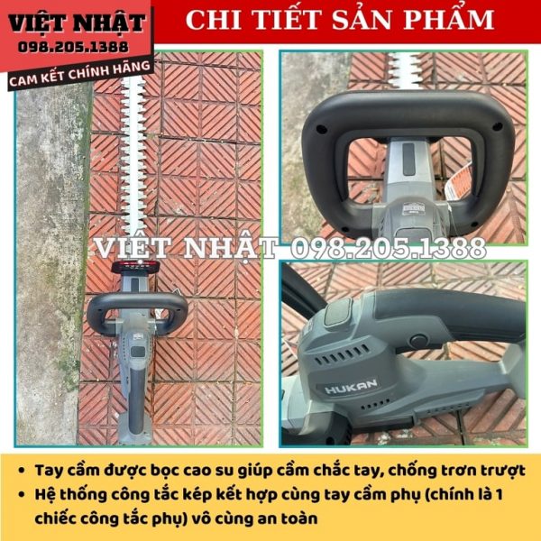 Máy cắt tỉa hàng rào pin Hukan G2-THR5014 - Hình ảnh 7