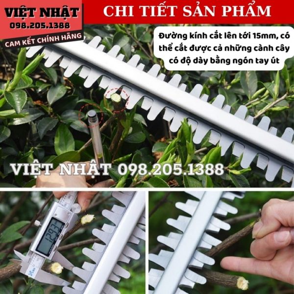 Máy cắt tỉa hàng rào pin Hukan G2-THR5014 - Hình ảnh 5