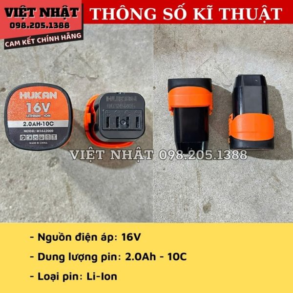Máy khoan pin 3 chức năng Hukan G2-Q8 - Hình ảnh 9