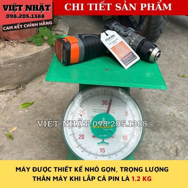 Máy khoan pin 3 chức năng Hukan G2-Q8 - Hình ảnh 5