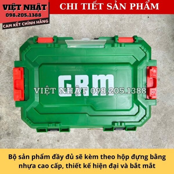 Máy mài góc pin 21V Greekman GR107BL - Ảnh 7