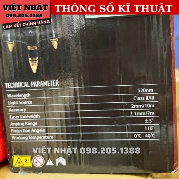 Máy cân bằng laser 5 tia xanh Hatsu HS-IS6000 - Ảnh 10