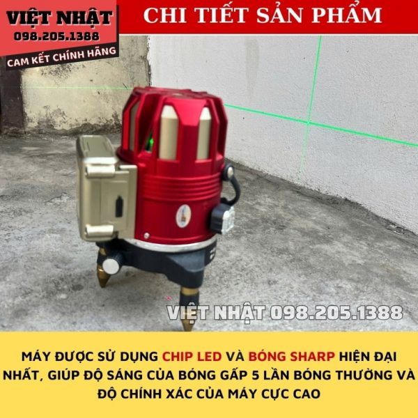 Máy cân bằng laser 5 tia xanh Hatsu HS-IS6000 - Ảnh 8
