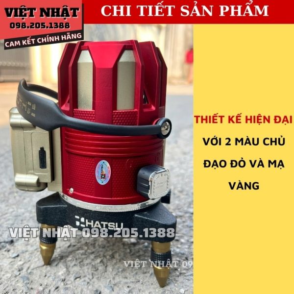 Máy cân bằng laser 5 tia xanh Hatsu HS-IS6000 - Ảnh 7