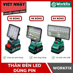 Đèn LED Workfix 3 kích thước WF-L16, WF-L48, WF-L84