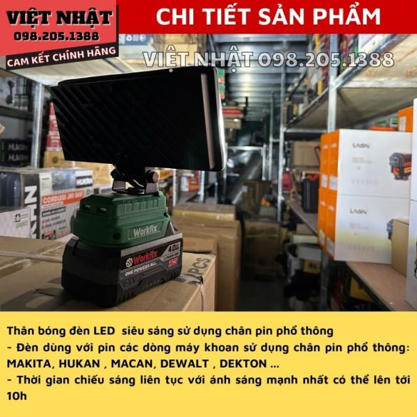 Đèn LED Workfix 3 kích thước WF-L16, WF-L48, WF-L84 - Hình ảnh 7