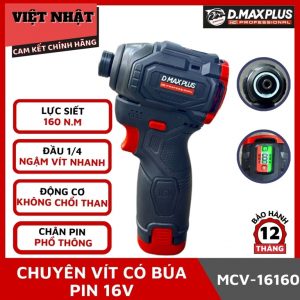 Chuyên vít có búa DMAXPLUS MCV-16160