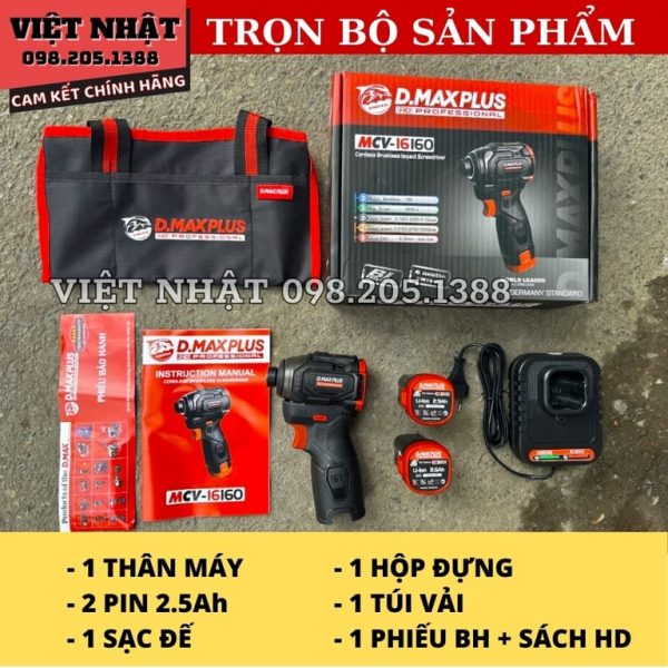 Chuyên vít có búa DMAXPLUS MCV-16160 - Hình ảnh 2
